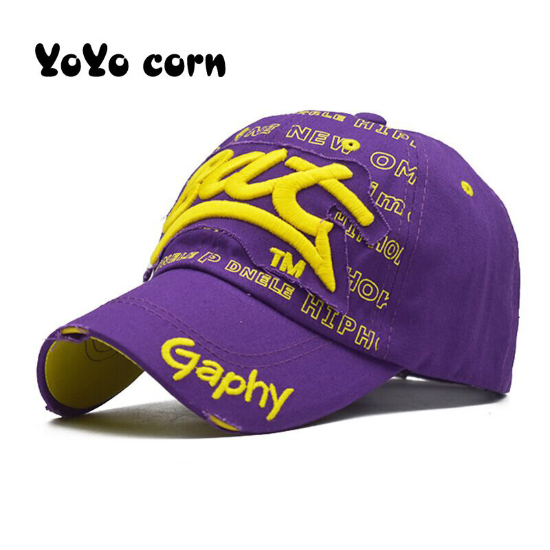 YOYOCORN – casquette de baseball en coton pour hommes et femmes, chapeau à rabat avec broderie de requin