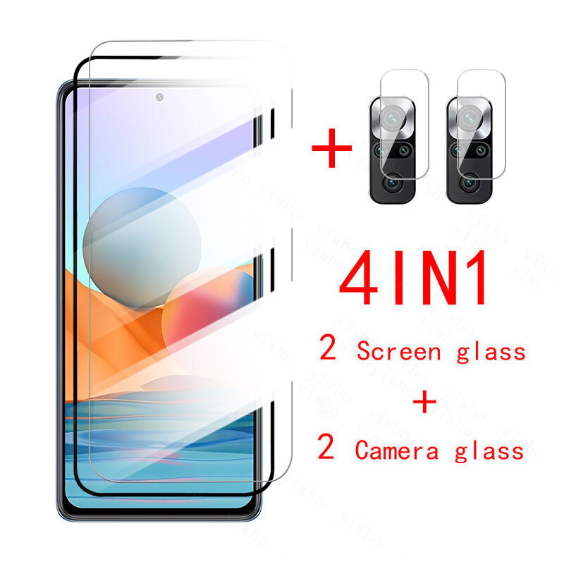 Schutz glas auf redmi hinweis 11 pro glas kamera objektiv gehärtetem glas für xiaomi note 10 s 10pro pro max note10 screen protector