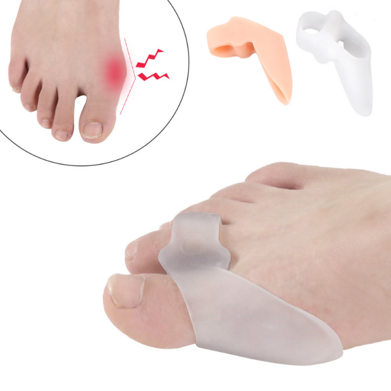 Dropshipping hallux valgus toe protetor grande dedo do pé separador silicone orthose sebs orthose