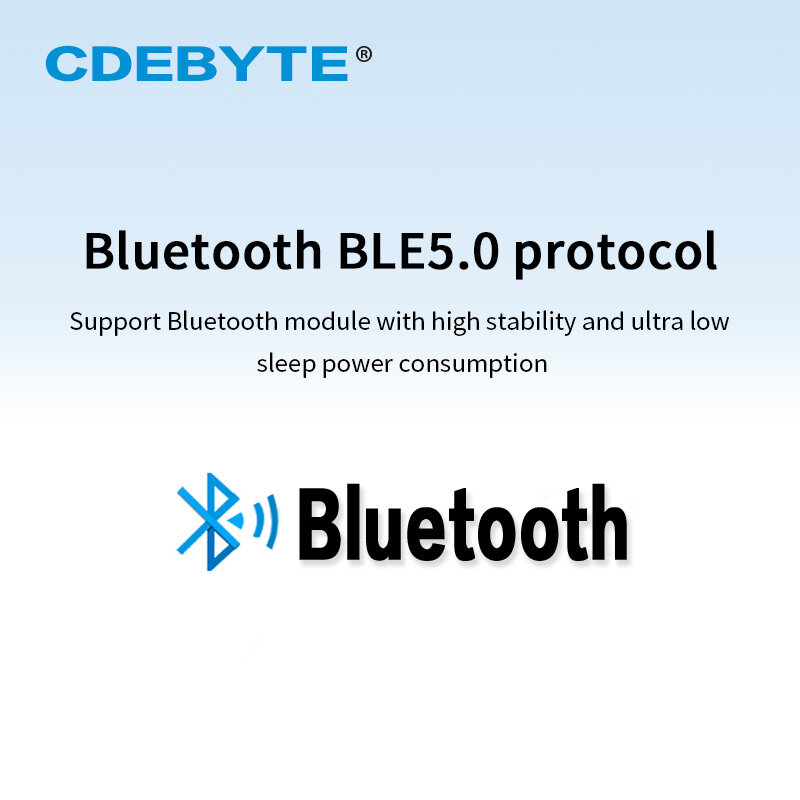 CC2640R2F BLE 5,0 módulo Bluetooth 2,4 GHz iBeacon baja potencia 5dBm PCB antena SMD UART transceptor inalámbrico