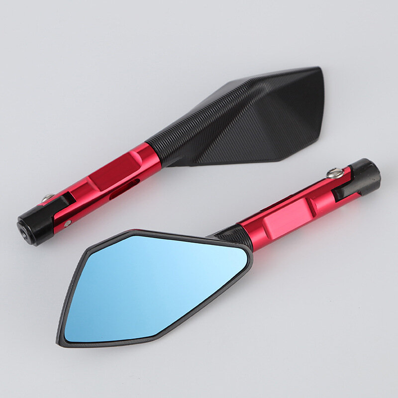 Motorcycle Rearview Mirror Modified Aluminum     21cm Length Fit 8mm 10mm 5 color
