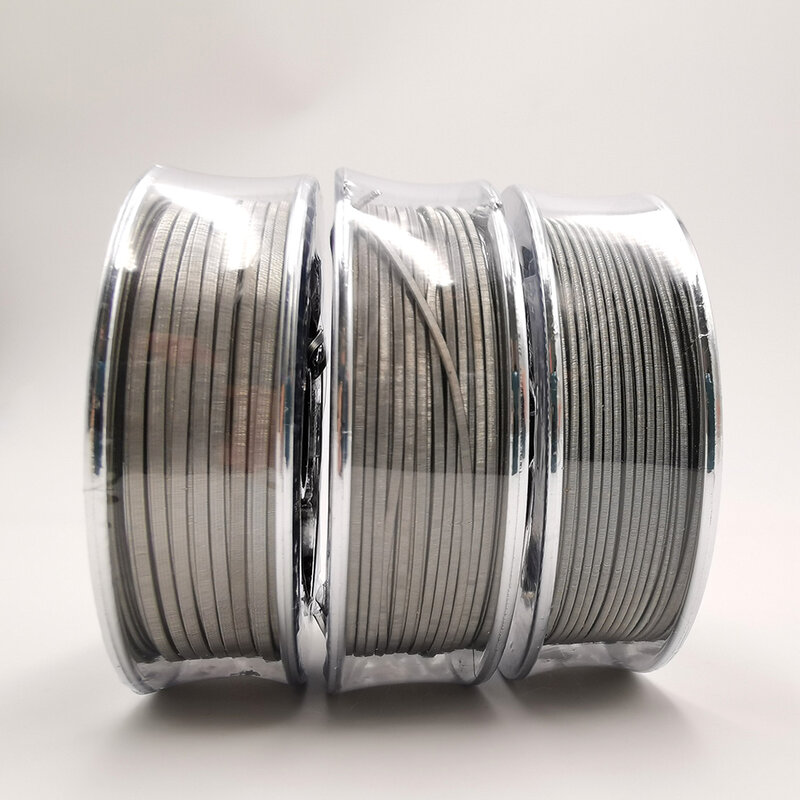 15 feet/roll NI80 Heating Wire Fused Clapton 2 /3 /4 Core DIY for Mod Heating Wires Coil and RDA RBA Rebuildable Atomizer