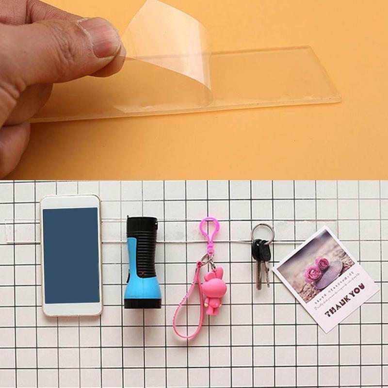 Transparent and seamless magic paste nano double-sided tape waterproof waterproof washable tape strong adsorption artifact