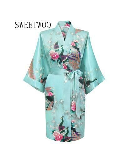 2020 Silk Kimono Robe Bathrobe Women Satin Robe Robe Longue Femme For Women Night Sexy Robes Night For Summer
