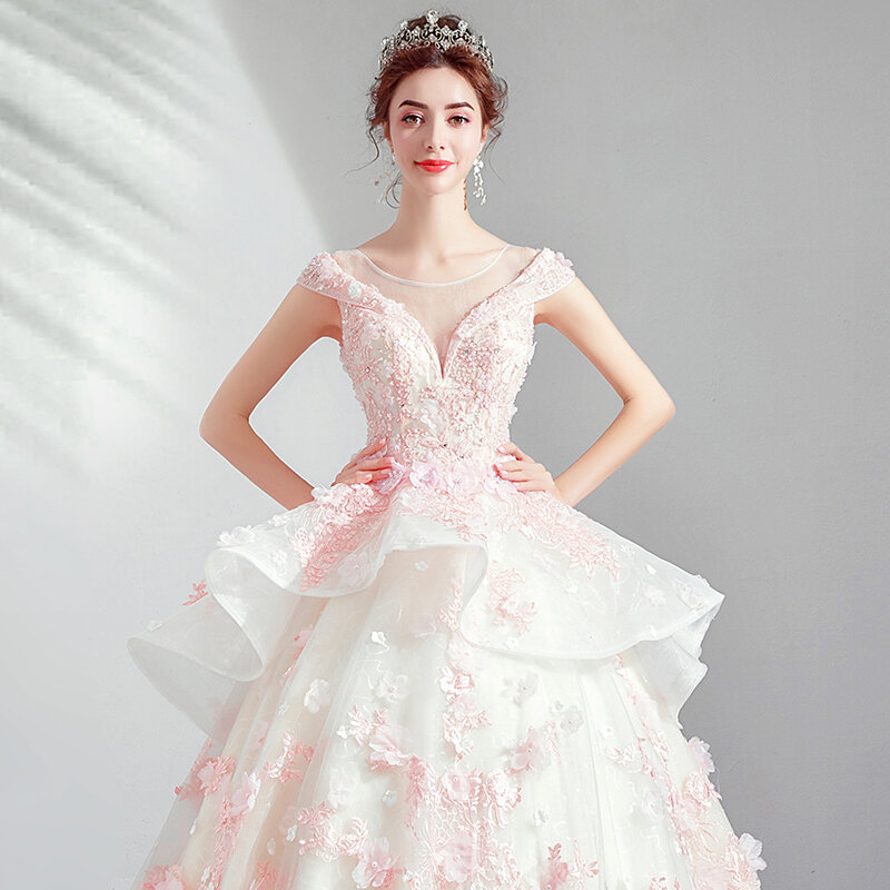 Sukienka Wieczorowa – robe De soirée rose Orange, élégante, Sexy, col en V, robes De bal, maternité