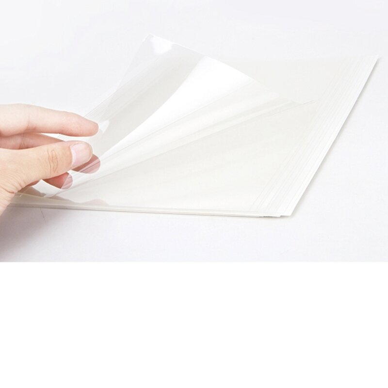 10 قطعة/الحقيبة ReadStar واضح الوجه الأبيض أسفل الحرارية ملزمة غطاء A4 ملزمة غطاء 1-50 مللي متر (1-180paper) شفافة ملزمة غطاء