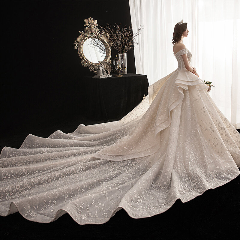 Свадебное платье с аппликацией, элегантное милое платье для беременных, свадебные платья для невесты, модное свадебное платье принцессы