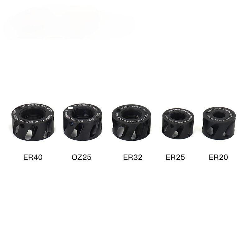 Livter kinetyczny odkurzacz do tulei zaciskowej ER20 ER25 ER32 ER40 nakrętka próżniowa nakrętki do usuwania kurzu do plotera CNC