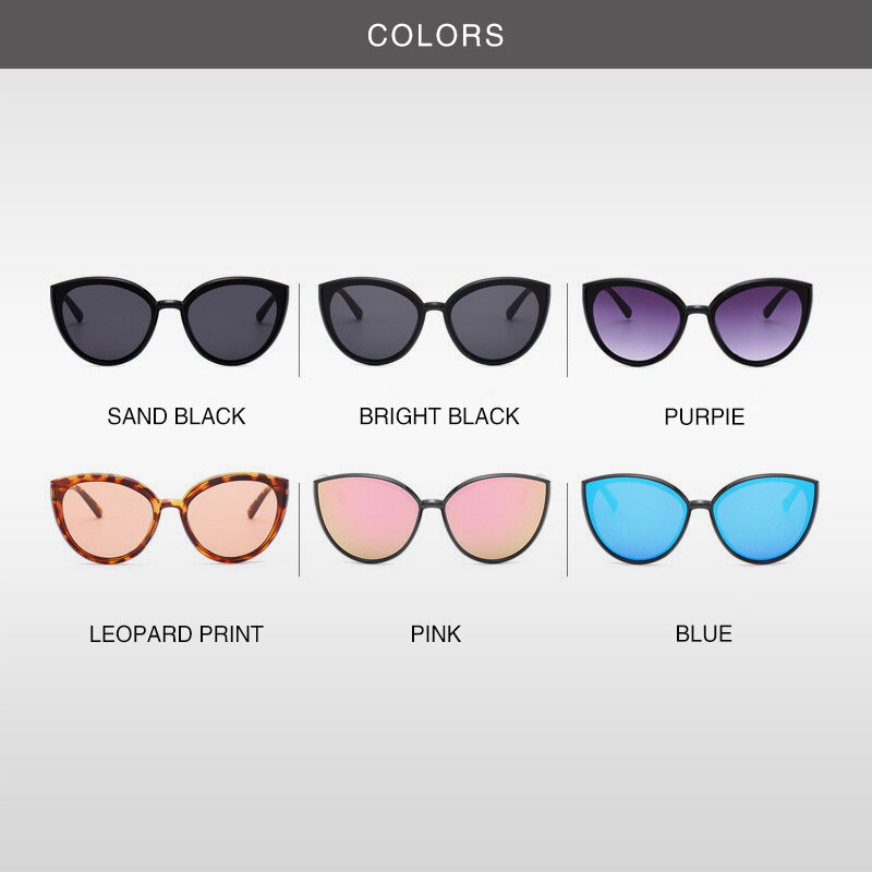 Gafas de sol con forma de ojo de gato para hombre y mujer, lentes de sol con espejo de gran tamaño, de alta calidad, para fiesta y compras
