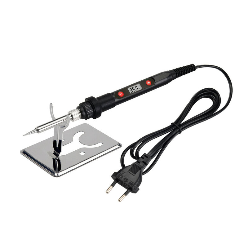 Kit de fer à souder électrique avec affichage numérique LCD, température réglable, outils de expédi, 80W, 220V, 110V, JCDNew