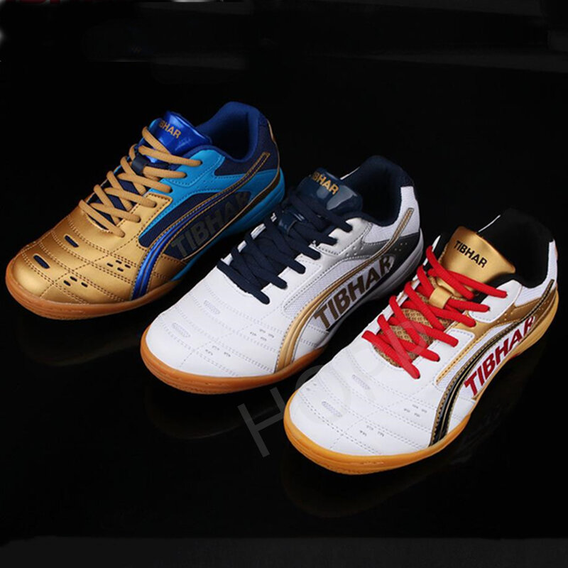 Sepatu Tenis Meja Tibahar dengan Kotak Asli Ringan Nyaman Tahan Aus Sepatu Olahraga Sneakers Ping Pong Profesional