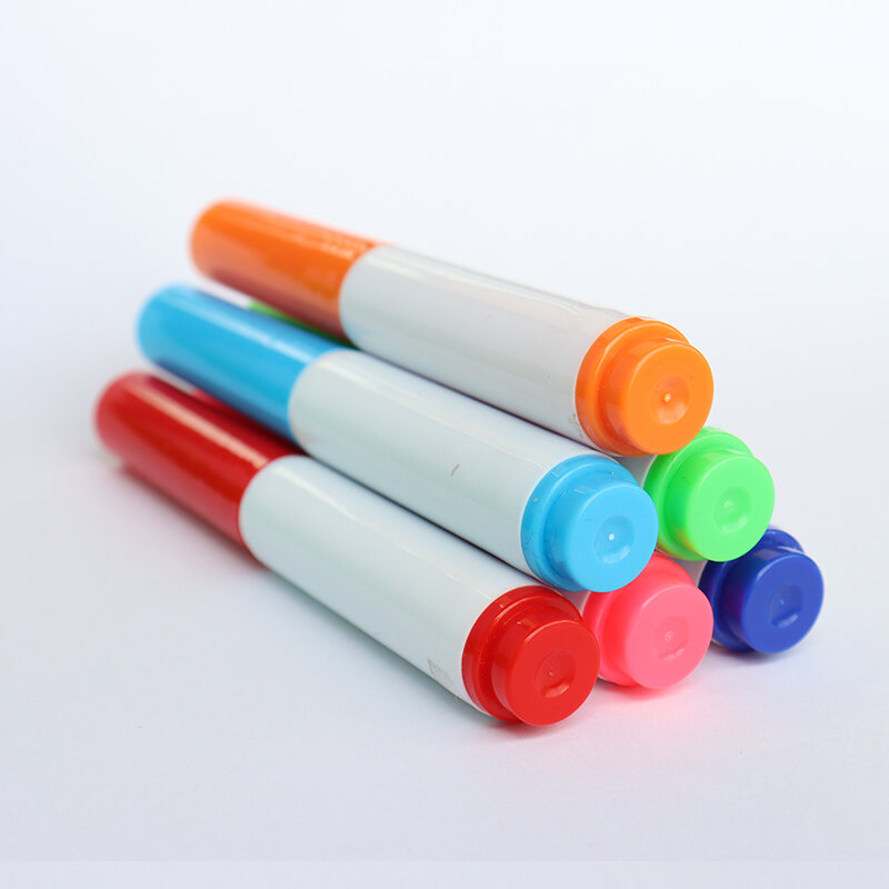 เด็กวาดดินสอสี Soft ปากกาแท่งสีล้างทำความสะอาดได้สีเครื่องหมาย Conical แปรงภาพวาดเด็กดินสอสีน้ำ