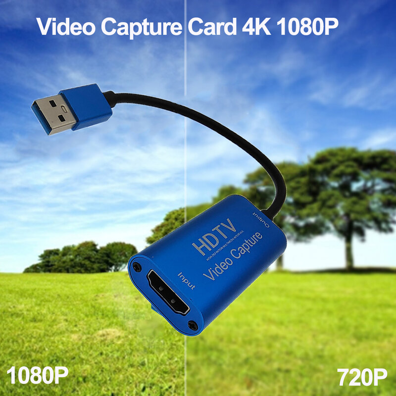 USB 3.0 بطاقة التقاط الفيديو ، HD 1080P ، HDMI متوافق ، مايكرو USB ، المختطف ، سجل للكاميرا ، البث المباشر