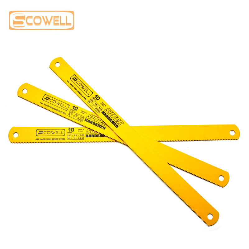 Steel Saw Blades Power Hacksaw 350*25*1.25mm HSS Material Type Full Hard 10tpi For Machine Use High Speed Steel Band Saw Blade