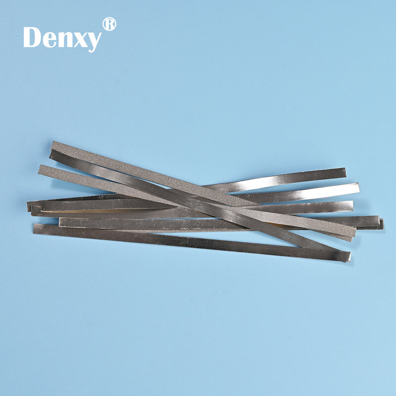 Denxy tira abrasiva Dental, barra de pulido de Metal, esmalte interpróximo de ortodoncia, tratamiento reductor de Polystrips