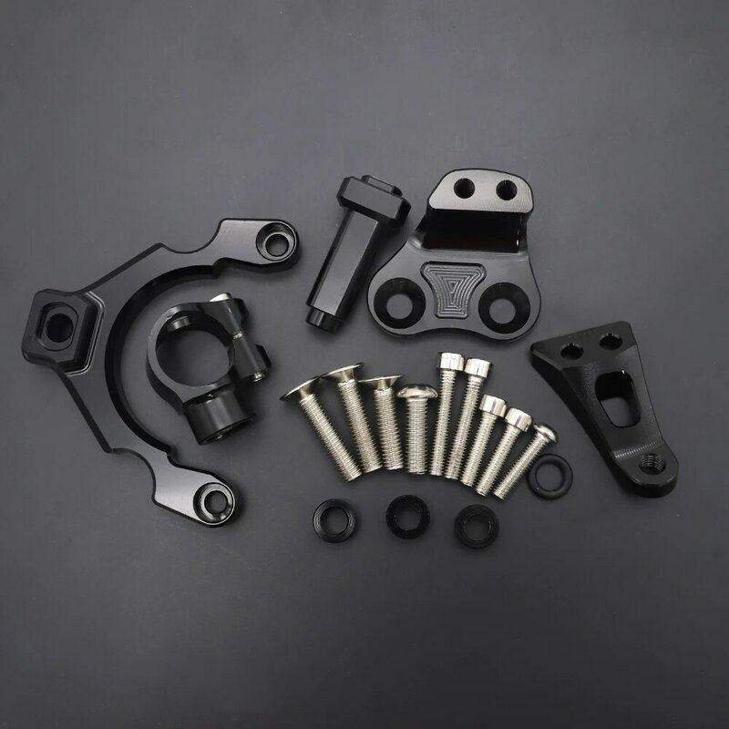 Stabilisateur d'amortisseur de direction en fibre de carbone pour moto, Kawasaki Z900, Z 900, montage d'amortisseurs, kit de support de ket rapide, 2021, 2020 - 2017