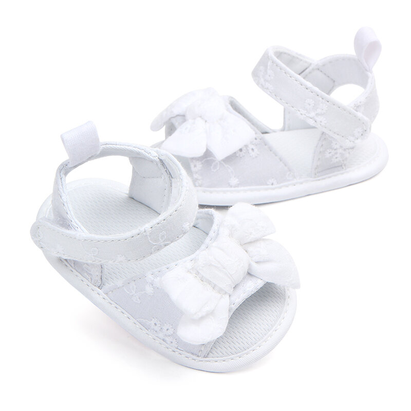 Chaussures à nœud pour bébé, sandales à semelle souple, pour fille et garçon, nouvelle collection 2020