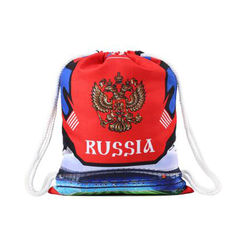 2020 copa do mundo fã de futebol mochila mochila ambos os ombros pacote aceitar saco feixe bolso