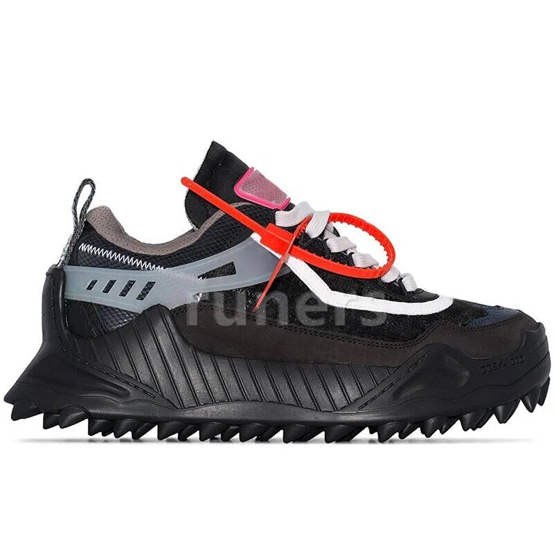 2020 grigio chiaro di Alta Qualità Odsy-1000 Sneakers Scarpe Da Uomo Traspirante DDSY-1000 Lace-up Off Plus Size di Lusso Scarpe Bianche