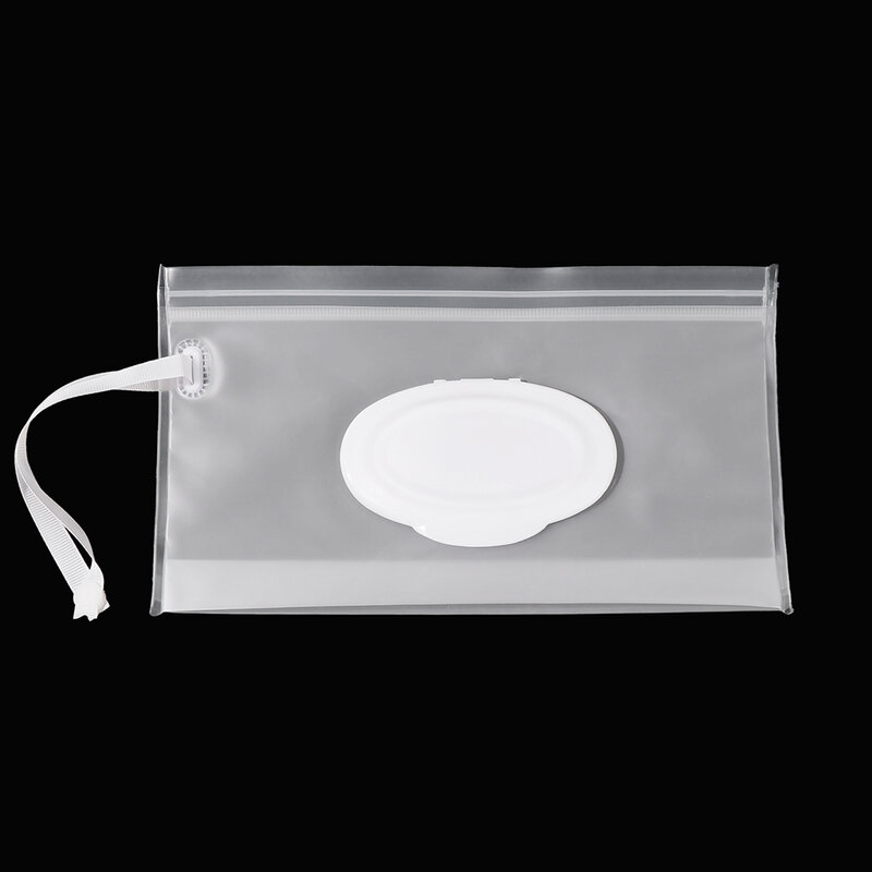 1Pc riutilizzabile eco-friendly Wet Wipes Bag Easy-carry tovagliolo Storage Pouch Mask Case riutilizzabile Clamshell Box forniture per la pulizia