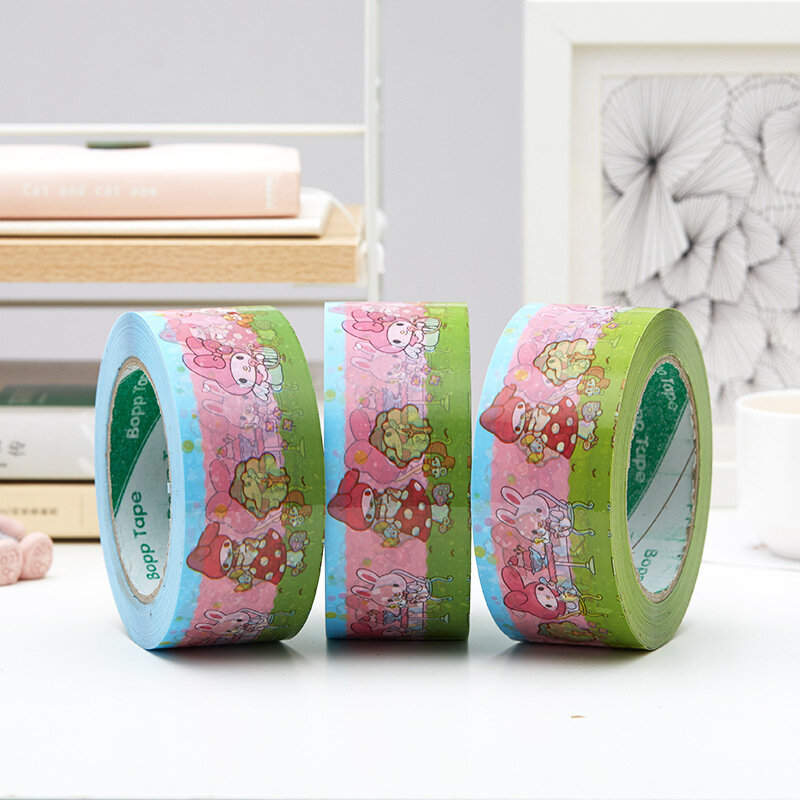 Cartoon Cat Sealing Tape BOPP Adhesive Tape Logistics Express Box Packing Tapes Business Supplies Gift Package Tape 4.8cm x 100M