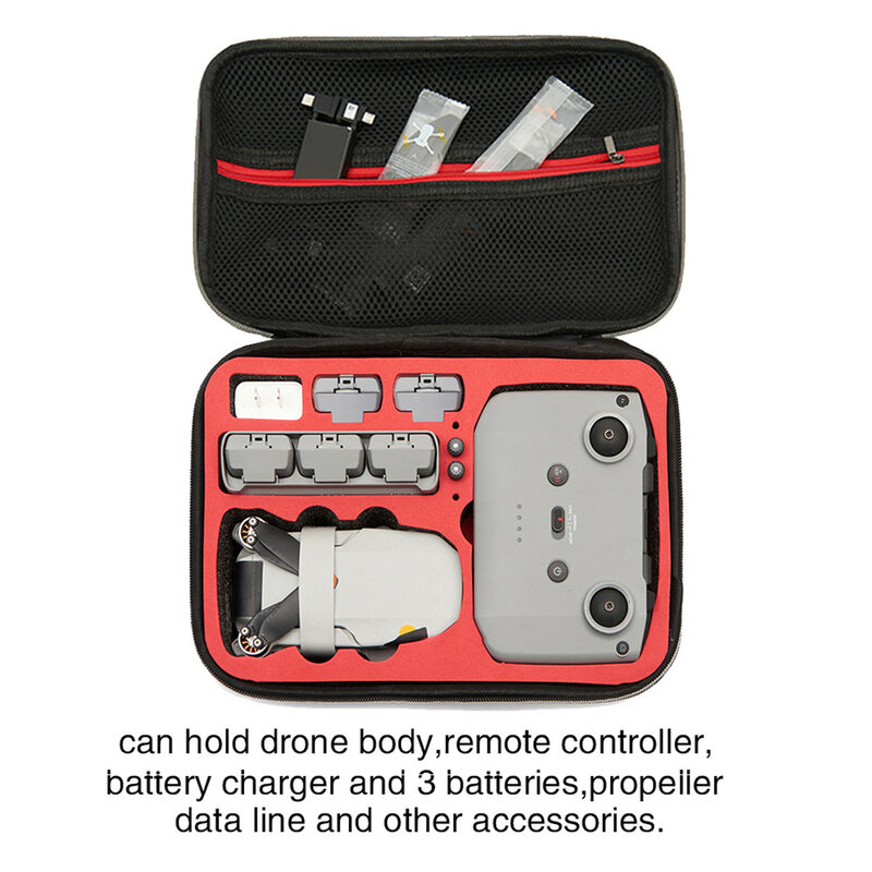 Tas penyimpanan Mini Dji Mavic # h4, tas bahu kotak cangkang keras tahan air untuk Dji Mini 2 paket portabel, aksesori wadah pembawa