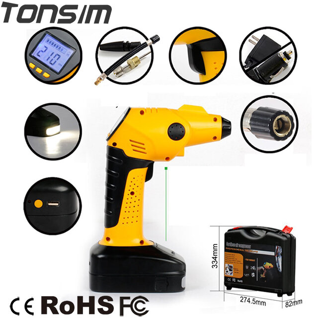 Factory Tonsim charger 2000mAh kit di strumenti di emergenza gonfiatore per pneumatici a batteria per auto