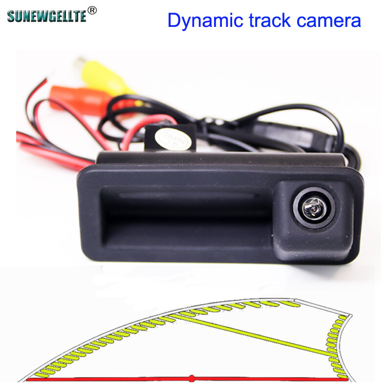HD 4089T Vehicle Dynamic Trajectory Parking Line Car Rear View Reverse camera For FORD Mondeo  FOCUS Range Rover Freelander