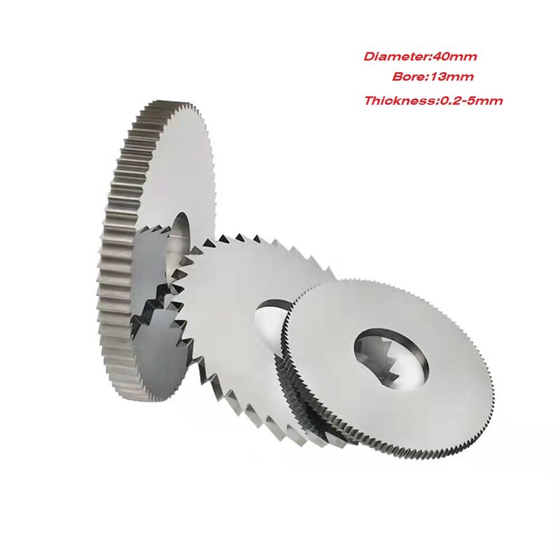 1PC 40mm Wolfram Stahl Fräser/Solide TCT Kreissäge Klingen Schneiden edelstahl/Dicke 0,2-5mm (Bohrung 13mm)