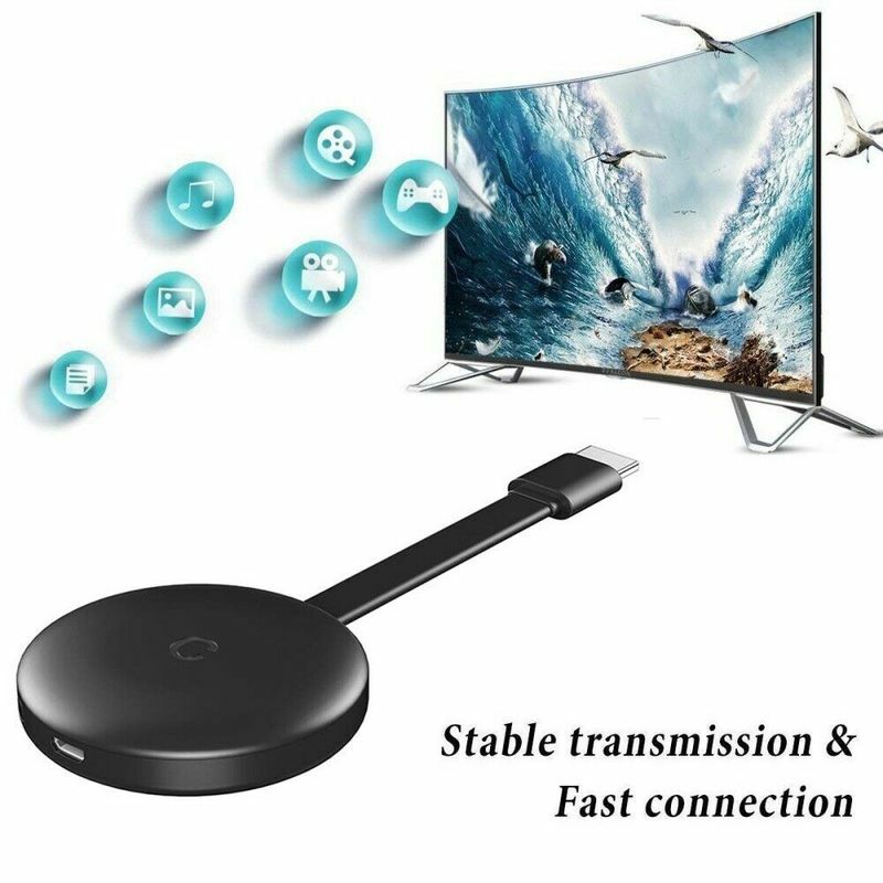 G12 TV Stick inalámbrico con pantalla WiFi, HDMI TV Dongle 1080P para google chromecast 3 2, receptor para Miracast Airplay Android IOS PC