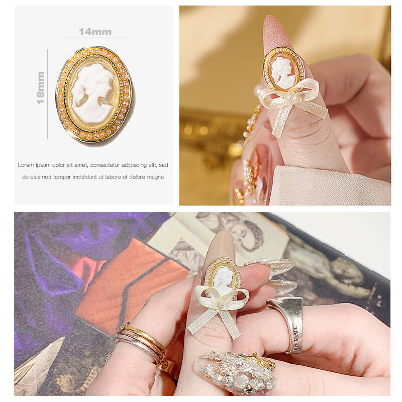 Cadena colgante de aleación 3D para manicura, accesorios de decoración de uñas, mariposa, circonita, Perla de Metal, lote de 2 piezas, novedad