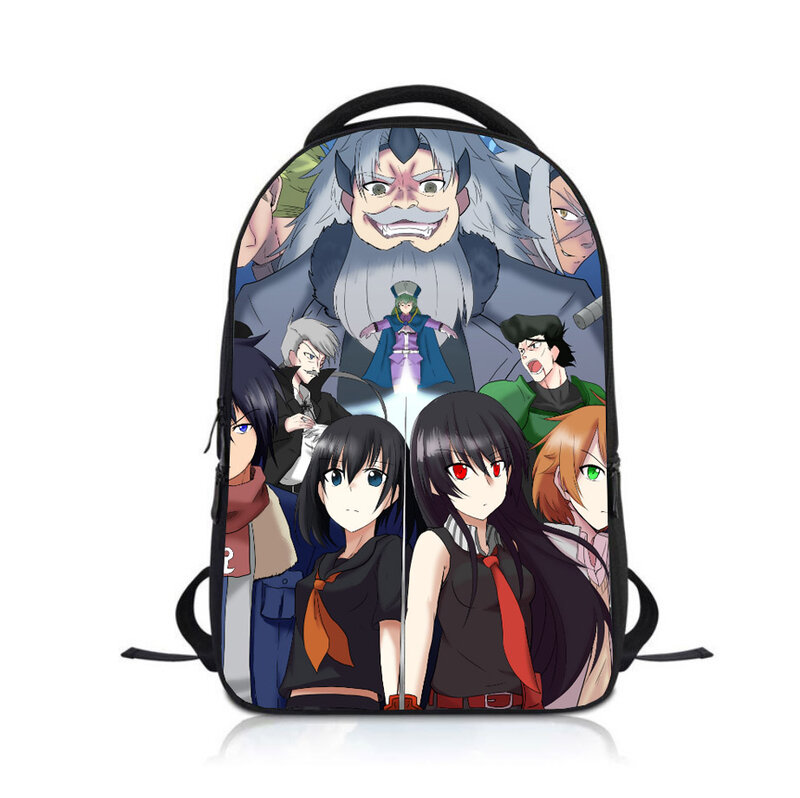 Anime akame ga matar! Estudantes mochila mochila escolar crianças dos desenhos animados mochila meninos meninas mochila crianças mochila