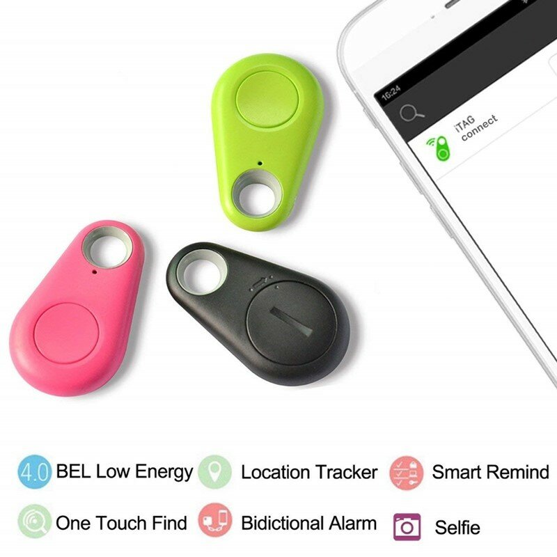Nieuwe Huisdieren Smart Gps Tracker Anti-Verloren Alarm Tag Draadloze Bluetooth Tracker Kind Portemonnee Tas Sleutelhanger Finder Locator Anti verloren Alarm
