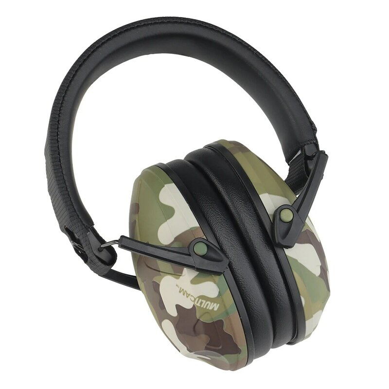Auriculares tácticos con reducción de ruido, cascos IPSC antiruido, Protector auditivo, auriculares plegables para caza y Tiro