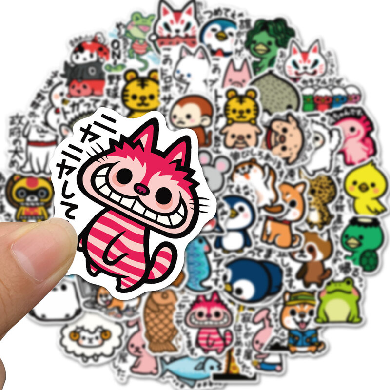 10/50pcs B-SIDE LABEL Sticker Waterproof Decals Mobile Phone Case Skateboard Luggage Toy Sticker Kids' Stationery Stickers
