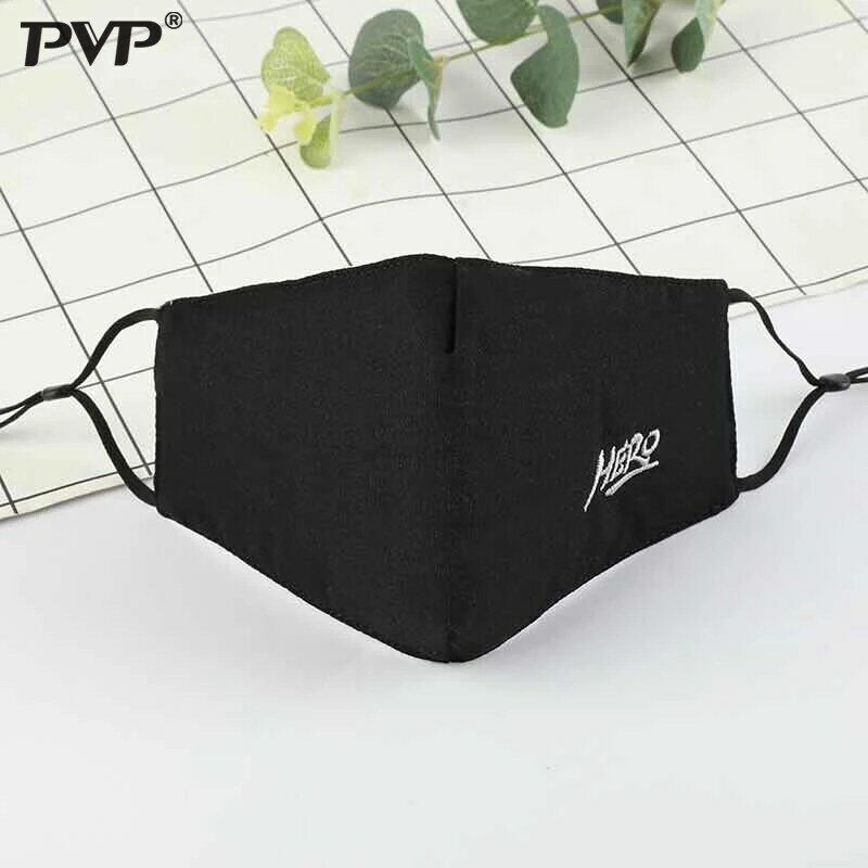 PVP 1/4Pcs Fashion Man PM2.5 Face Mouth Mask Anti Dust Mask Filter Windproof Mouth-muffle  Face Masks Care Reusable anime mask