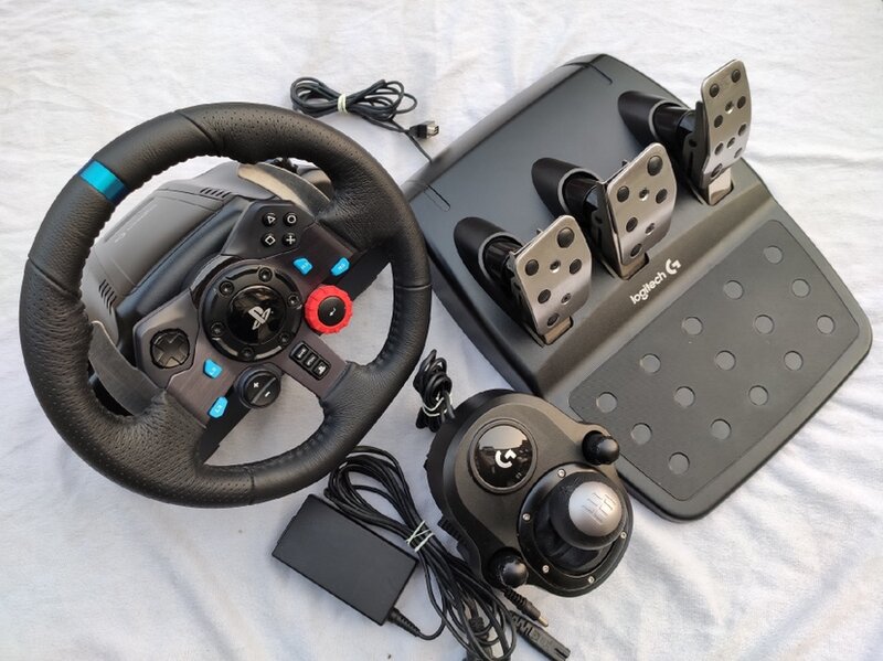 Logitech G29 руль гоночный симулятор вождения совместимый для ПК/PS3/PS4 аксессуары для компьютерных игр (новая упаковка)