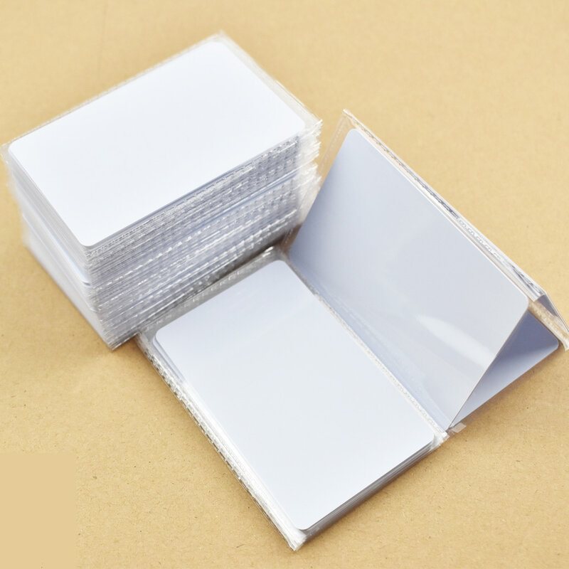 Cartões brancos de PVC para Android e IOS, telefones NFC, ISO14443A, 215 Tag, 504 Bytes, 1Pc