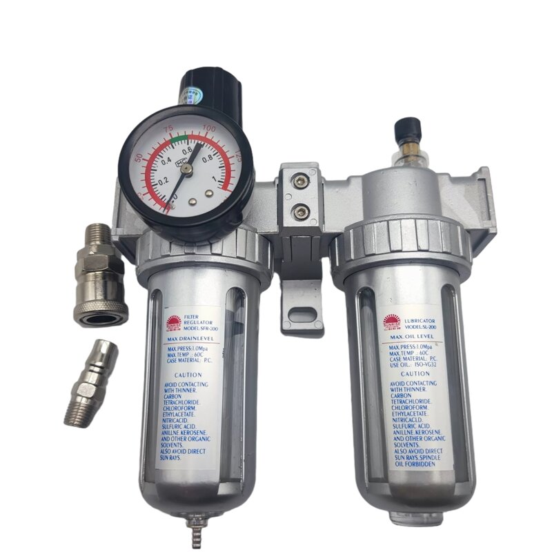 SFC-400 SFC-300 SFC-200 Filter Udara Kompresor Udara Regulator Pemisah Air Minyak Perangkap Regulator Valve Automatic Drain