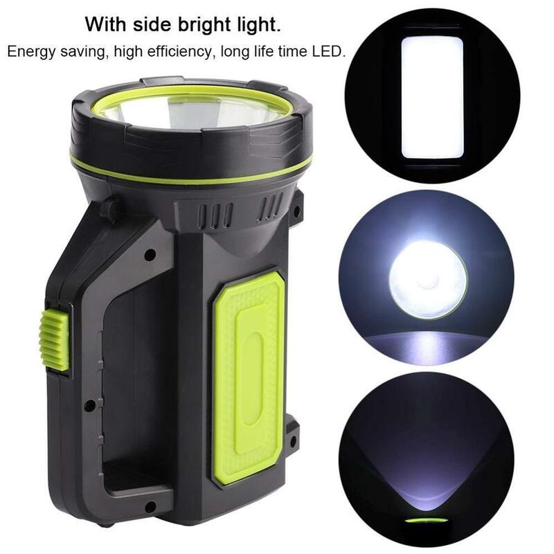 10W USB LED Laterne Scheinwerfer 18650 Baterry 6000mAh Aufladbare Taschenlampe Scheinwerfer Tragbare Taschenlampe für Camping Wandern