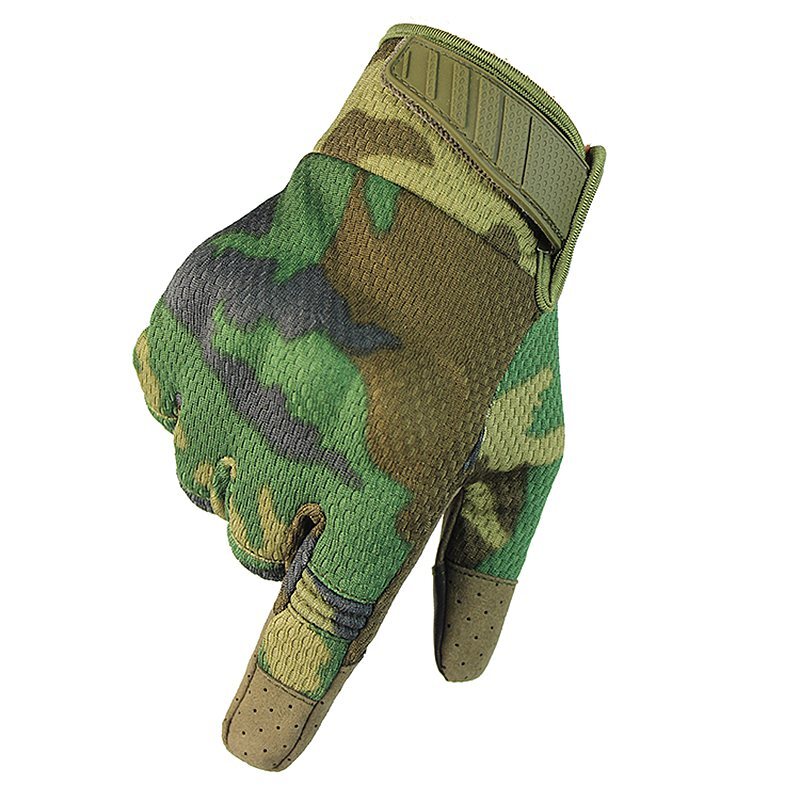 Guantes tácticos para senderismo al aire libre, guantes transpirables de dedo completo para pantalla táctil, ejército militar, Airsoft, combate