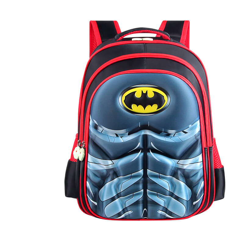 Новые школьные сумки с Суперменом, Бэтменом, капитаном Америкой, для мальчиков и девочек, детские школьные сумки, студенческий рюкзак для мо...