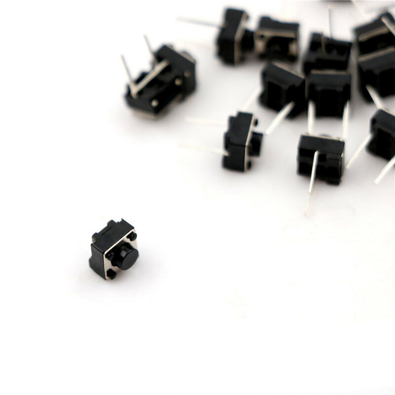 20 Chiếc SMD Xúc Giác Lược Mini Nút Ấn Công Tắc Chuyển Đổi Micro Nhất Thời
