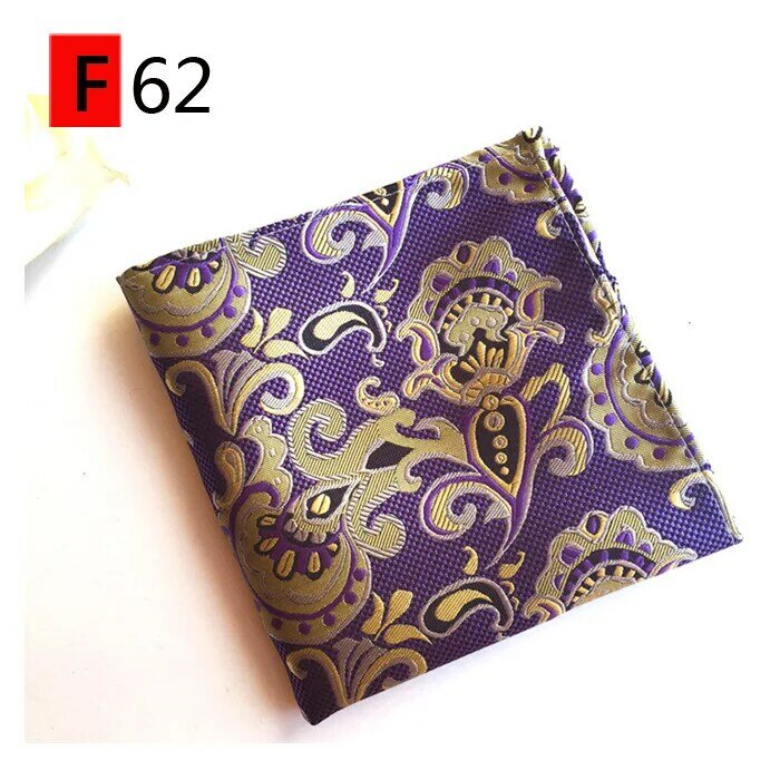 30 estilo xadrez lenços de seda tecido paisley padrão hanky negócio masculino casual bolsos quadrados lenço casamento hankies