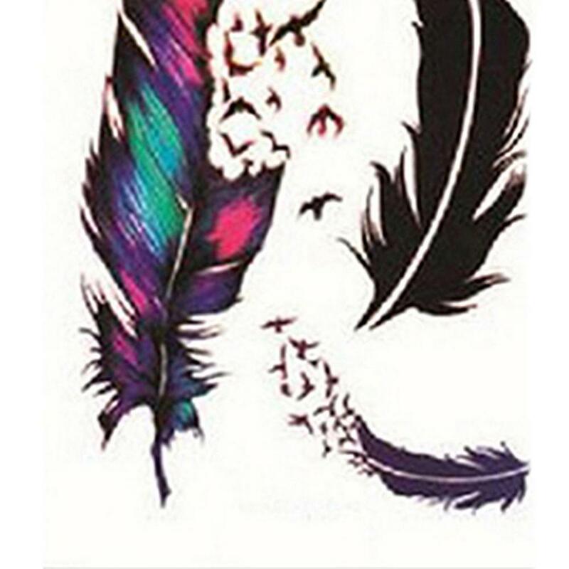 Водостойкая Временная тату-наклейка, птичий ветер, Goosey тату перо, принт для губ, боди-арт, искусственный рукав, женская имитация