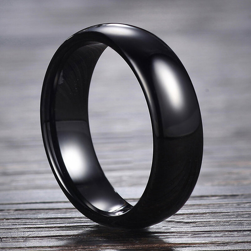 NEW RFID smart ring 125KHZ or 13.56MHZ Black Ceramics Smart Finger Ring Wear EM4305 OR UID CHIP
