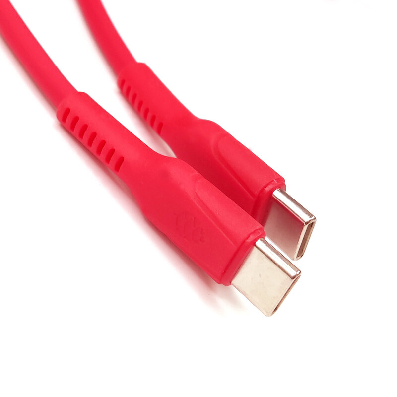 Pine64-Cable USB tipo C a tipo C de 1,5 M, Cable de carga de alimentación de silicona para soldador eléctrico PinePhone y Pinebook Pro