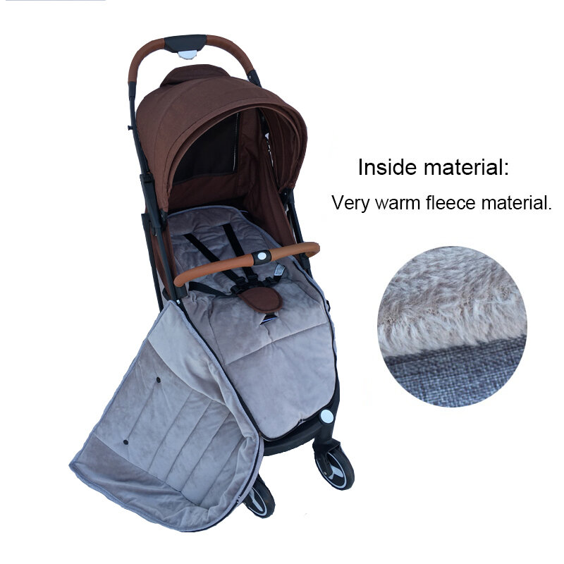 Footmuff quente para carrinho de bebê, algodão Envelope Sleepsacks, Acessórios Stroller Universal, Pram para Yoyaplus