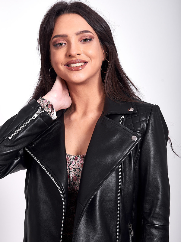 VAINAS europejska marka damska kurtka z prawdziwej skóry dla kobiet prawdziwa owczana skórzana kurtka kurtki motocyklowe kurtki motocyklowe AMARA