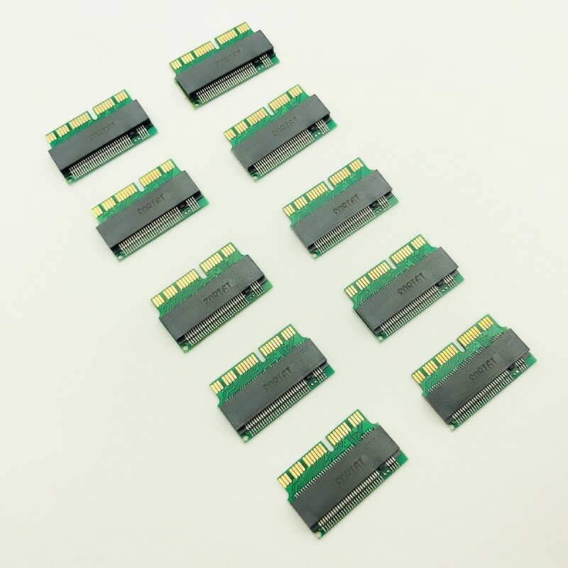 10 قطعة NVMe بكيي M.2 M مفتاح M2 SSD محول بطاقة ل ماك بوك اير 2013 2014 2015 التوسع بطاقة ل ماك بوك برو الشبكية A1398 A1465/6